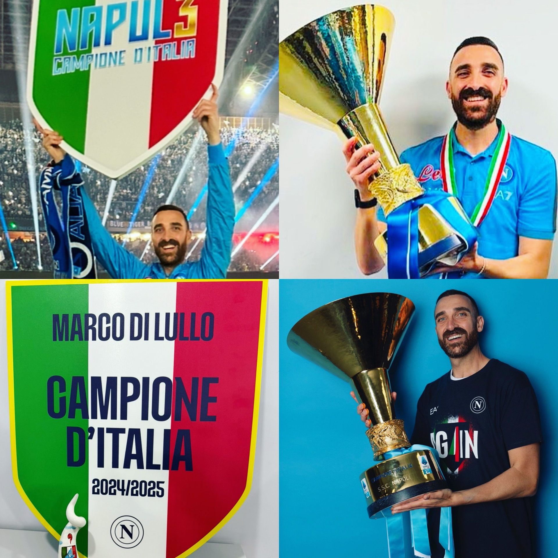 Marco Di Lullo, fisioterapista SSC Napoli campione d'Italia